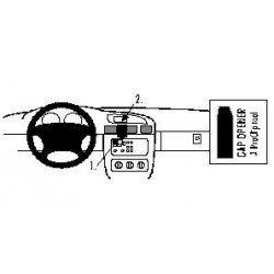 Brodit ProClip Center Mount - Pontiac Grand Prix 1997-2003