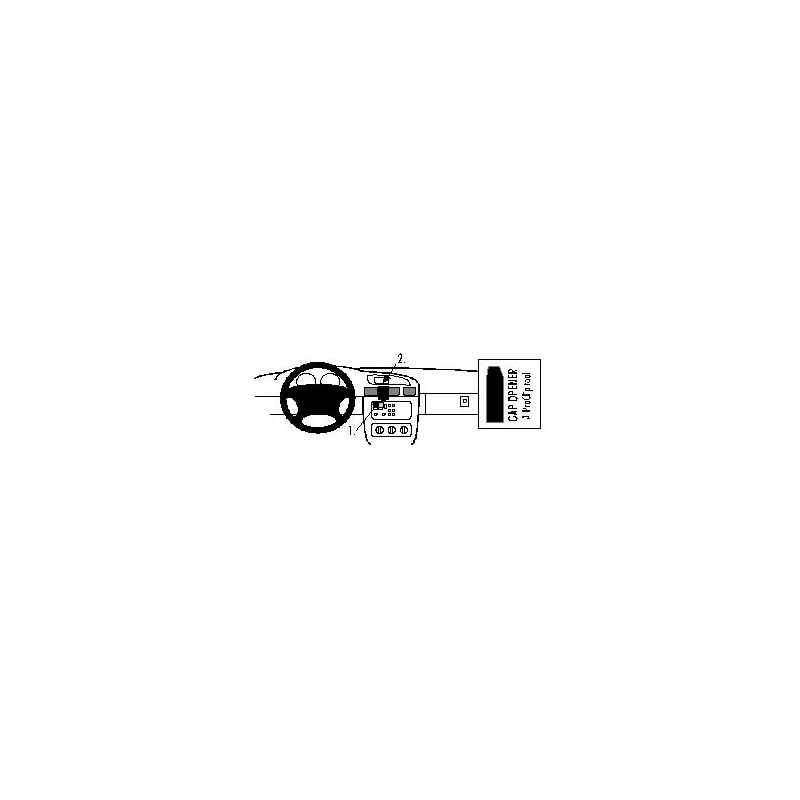 Brodit ProClip Center Mount - Pontiac Grand Prix 1997-2003 Brodit ProClip Center Mount - Pontiac Grand Prix 1997-2003
