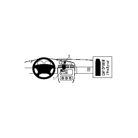 Brodit ProClip Center Mount - Pontiac Grand Prix 1997-2003