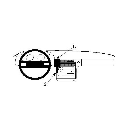 Brodit ProClip Center mount - Porsche 928 1978-1995