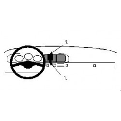 Brodit ProClip Center mount - Porsche 944 / 968 1986-2006