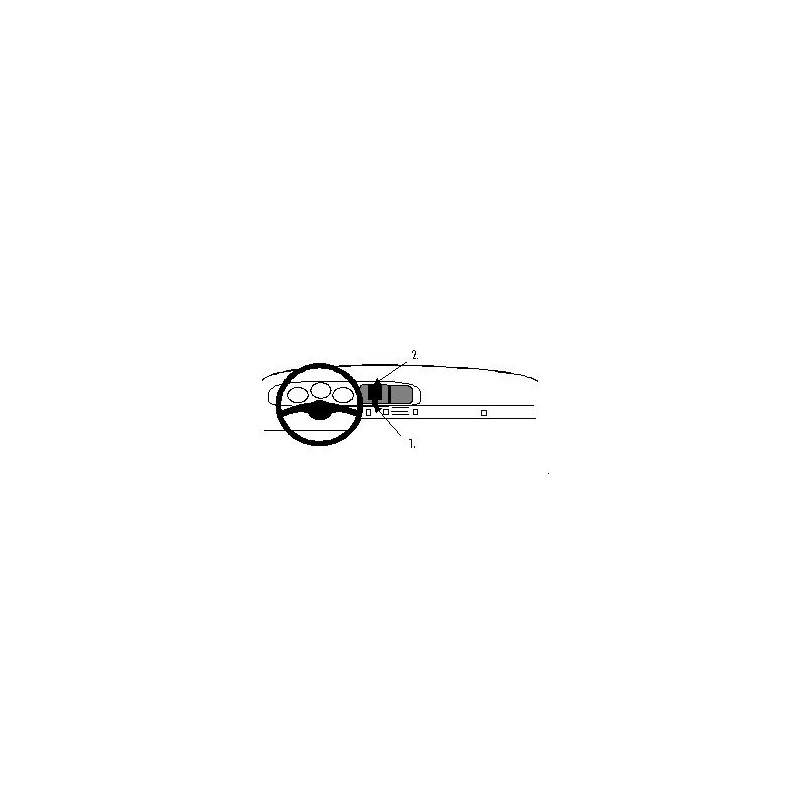 Brodit ProClip Center mount - Porsche 944 / 968 1986-2006 Brodit ProClip Center mount - Porsche 944 / 968 1986-2006