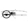 Brodit ProClip Center mount - Porsche 944 / 968 1986-2006