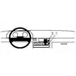 Brodit ProClip Center mount - Renault Clio I 1991-1998