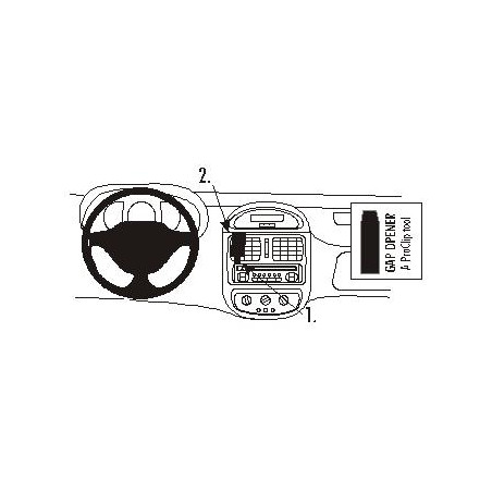 Brodit ProClip Center mount - Renault Clio I 1999-2001