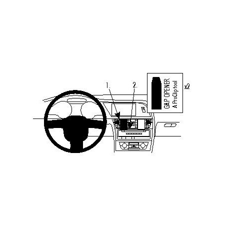 Brodit Proclip Center Mount Audi A4/A5/S4/S5 Multi Model 07-16
