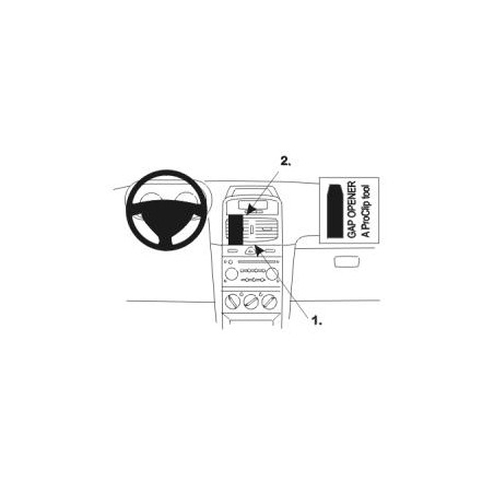 Brodit ProClip Center - Renault Clio II/Clio Storia/Thalia 99-09