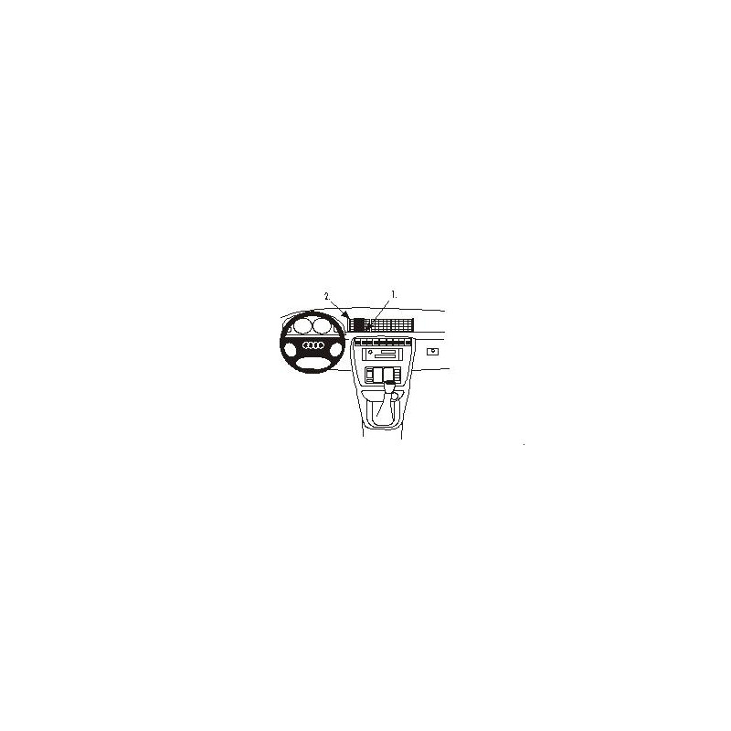Brodit ProClip Center Mount Audi A4/S4 Multi Model 1995-2001 Brodit ProClip Center Mount Audi A4/S4 Multi Model 1995-2001