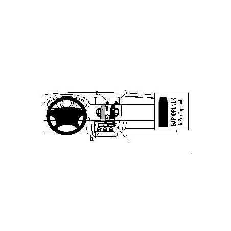 Brodit ProClip Center mount - Renault Kangoo 1998-2002