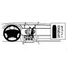 Brodit ProClip Center mount - Renault Kangoo 1998-2002