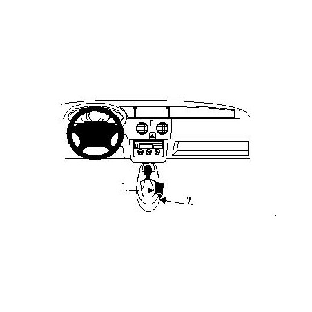 Brodit ProClip Console mount - Renault Kangoo 1998-2002