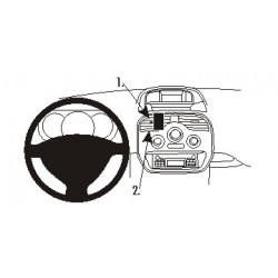 Brodit ProClip Center mount - Renault Kangoo 2013-2019