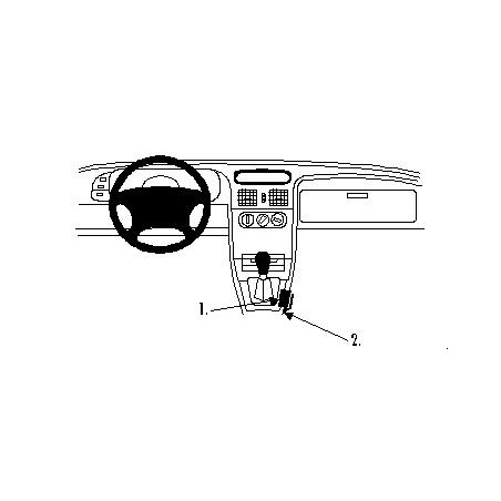 Brodit ProClip Console mount - Renault Laguna 1994-2000