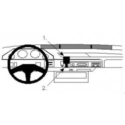 Brodit ProClip Center Mount - Rover 200/25 1986-1989