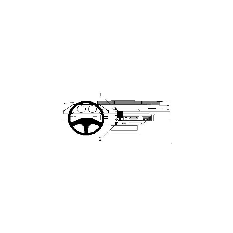 Brodit ProClip Center Mount - Rover 200/25 1986-1989 Brodit ProClip Center Mount - Rover 200/25 1986-1989