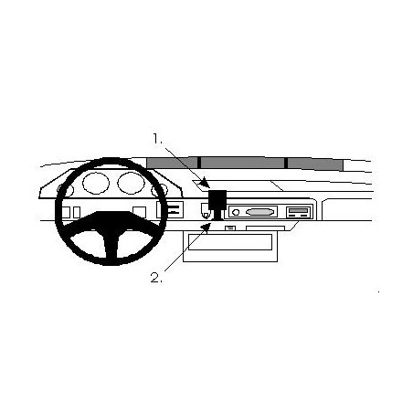 Brodit ProClip Center Mount - Rover 200/25 1986-1989