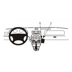 Brodit ProClip Angled Mount - Rover 200/25/Street Wise 1996-2005