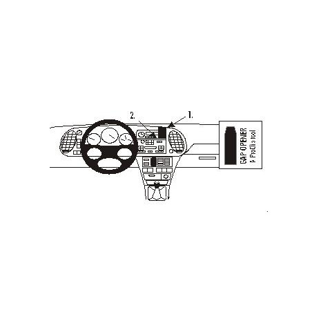 Brodit ProClip Center mount - Saab 9-3 1998-2002