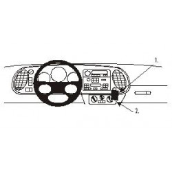 Brodit ProClip Angled mount - Saab 9-3 / 900 1994-2002
