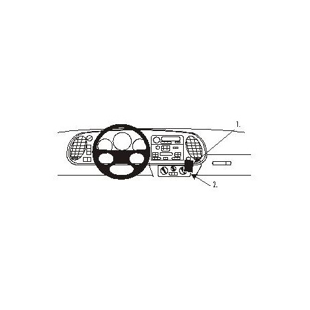 Brodit ProClip Angled mount - Saab 9-3 / 900 1994-2002