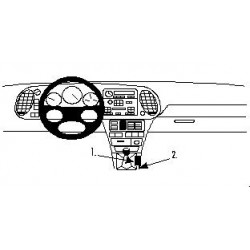 Brodit ProClip Console mount - Saab 9-3 / 900 1994-2002