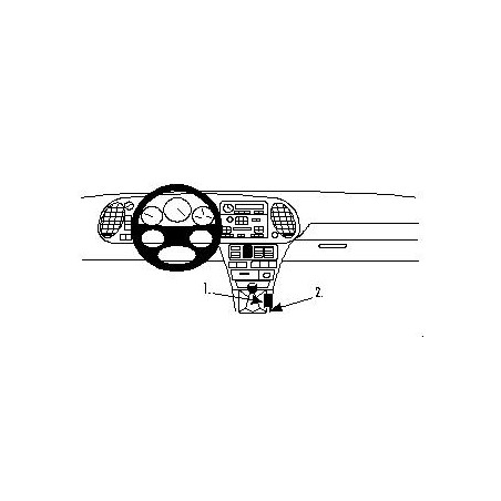 Brodit ProClip Console mount - Saab 9-3 / 900 1994-2002