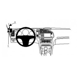 Brodit ProClip Left mount, high - Saab 9-3 2003-2011