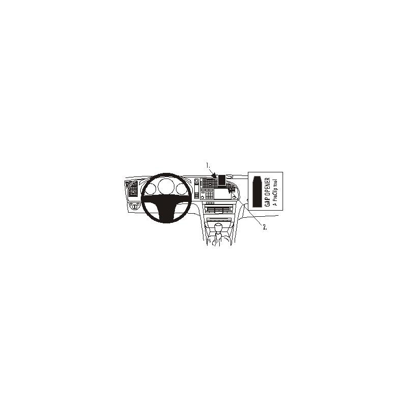 Brodit ProClip Angled mount, high - Saab 9-3 2003-2006 Brodit ProClip Angled mount, high - Saab 9-3 2003-2006