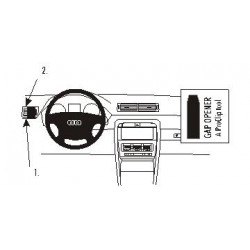 Brodit ProClip Left Mount Audi A4/S4 Multi Model 01-07