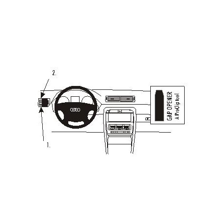 Brodit ProClip Left Mount Audi A4/S4 Multi Model 01-07