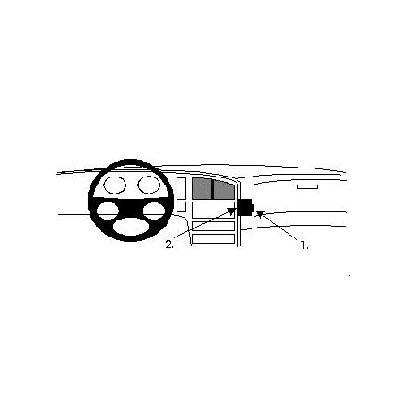 Brodit ProClip Angled mount - Saab 9000 1985-1998