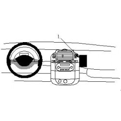 Brodit ProClip Angled mount - Smart ForTwo 1998-2007
