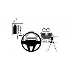 Brodit ProClip Angled mount - Smart ForTwo 2008-2010