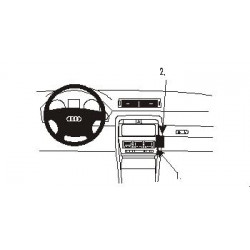 Brodit ProClip Angled Mount Audi A4/S4 Cabriolet 02-07