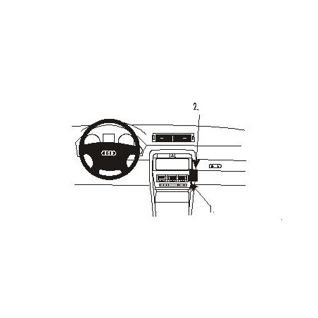 Brodit ProClip Angled Mount Audi A4/S4 Cabriolet 02-07