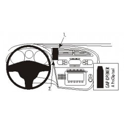 Brodit ProClip Center mount - Seat Leon 2006-2012