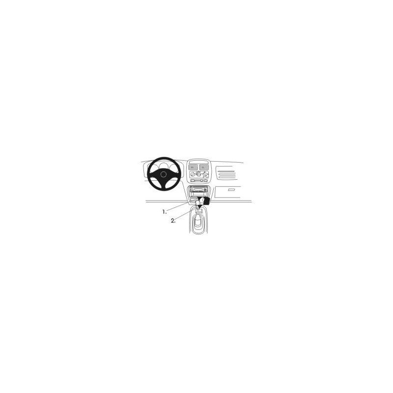 Brodit ProClip Angled Mount - Suzuki Ignis 2001-2003 Brodit ProClip Angled Mount - Suzuki Ignis 2001-2003