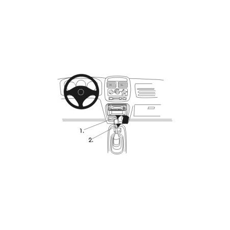 Brodit ProClip Angled Mount - Suzuki Ignis 2001-2003