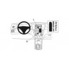 Brodit ProClip Center Mount - Suzuki Liana 2001-2003
