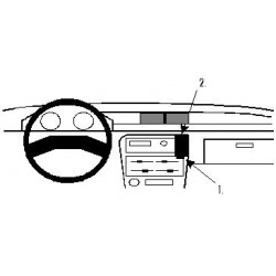 Brodit ProClip Angled Mount - Suzuki Swift 1989-1991