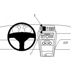 Brodit ProClip Center mount - Suzuki SX4 2011-2015