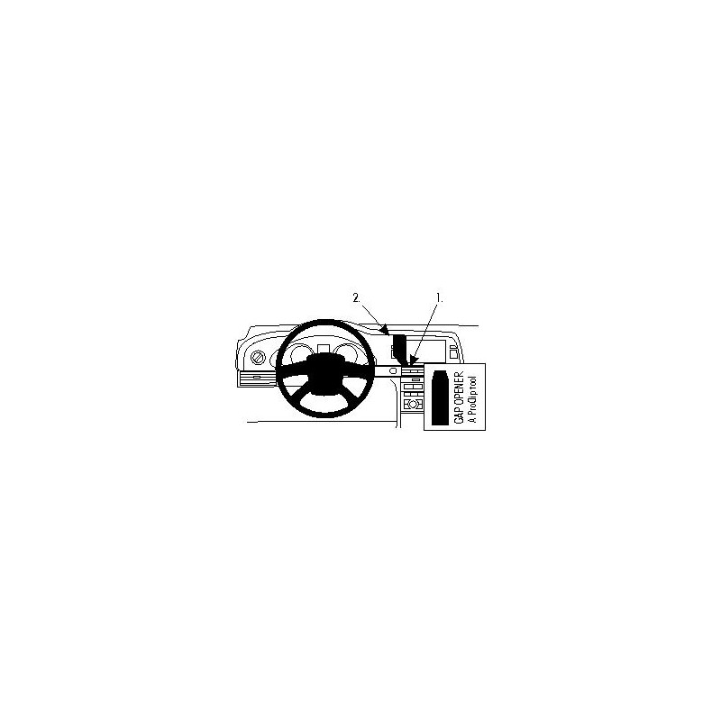 Brodit ProClip Center Mount Audi A6/S6 2010 Brodit ProClip Center Mount Audi A6/S6 2010