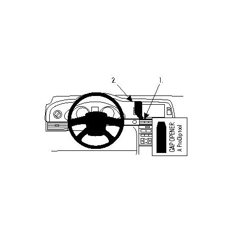 Brodit ProClip Center Mount Audi A6/S6 2010