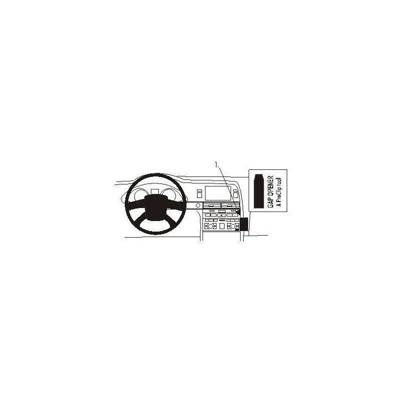 Brodit ProClip Angled Mount Audi A6/S6 2004-2010 Brodit ProClip Angled Mount Audi A6/S6 2004-2010