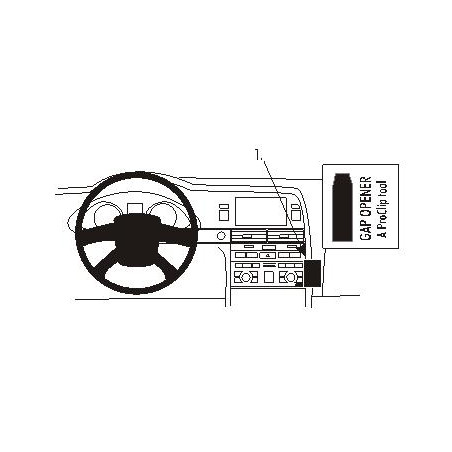 Brodit ProClip Angled Mount Audi A6/S6 2004-2010