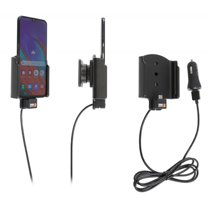 Brodit Aktiv Bilholder m/USB - Samsung Galaxy A40