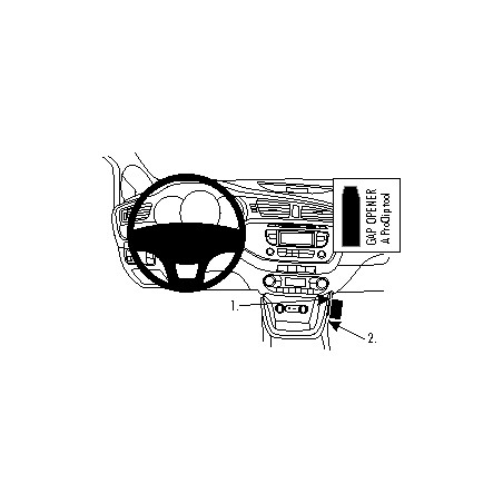 Brodit ProClip Angled Mount Kia Ceed 12-18