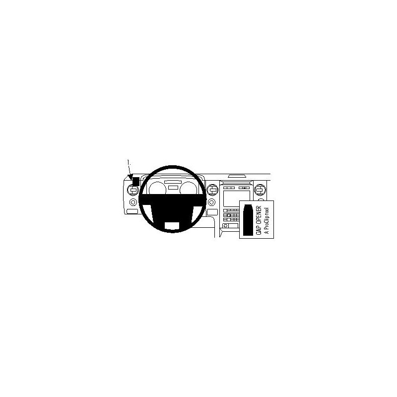 Brodit ProClip Angled Mount Ford F-Series 150 2021 mod. Brodit ProClip Angled Mount Ford F-Series 150 2021 mod.