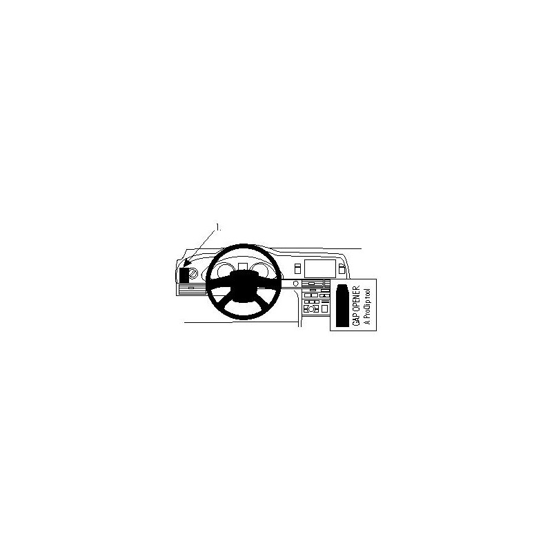 Brodit ProClip Left Mount Audi A6/S6 2010 Brodit ProClip Left Mount Audi A6/S6 2010