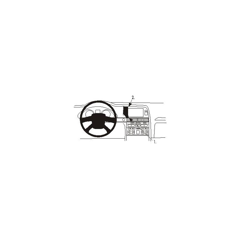 Brodit ProClip Center Mount Audi A6/S6 2004-2009 Brodit ProClip Center Mount Audi A6/S6 2004-2009